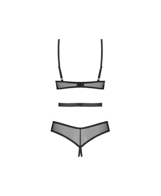 Obsessive Euridia Body Otwarte - Czarne - XL/2XL
