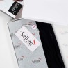 SoftLine Collection Sukienka Nocna 11012 - Czarna - 3XL
