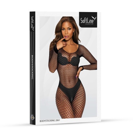 SoftLine Colection Bodystocking 2061 - Czarne