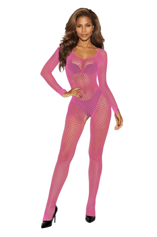 SoftLine Colection Bodystocking 2061 - Różowe