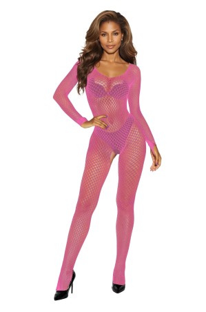 SoftLine Colection Bodystocking 2061 - Różowe