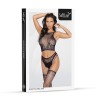SoftLine Colection Komplet Bodystocking 2083 - Czarne