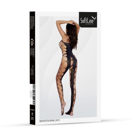 SoftLine Collection Bodystocking 2072 - Czarne