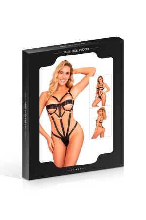 Adjustable body harness black