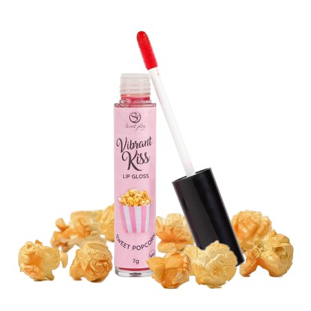LIP GLOSS VIBRANT KISS - Błyszczyk Stymulujący SWEET POPCORN