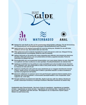 Just Glide 3x200ml - Żele Intymne na Bazie Wody