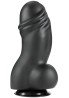 INFERNO - Fat Boys Dildo XXL PVC - Czarne - 27 cm