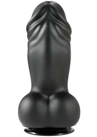 INFERNO - Fat Boys Dildo XXL PVC - Czarne - 27 cm