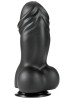 INFERNO - Fat Boys Dildo XXL PVC - Czarne - 27 cm