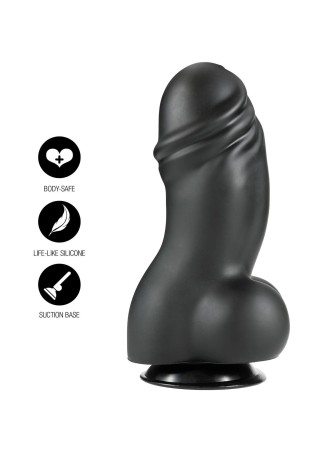 INFERNO - Fat Boys Dildo XXL PVC - Czarne - 27 cm