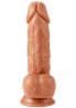 INFERNO – Realistyczny Cielisty Dildo z Przyssawką – 21 cm