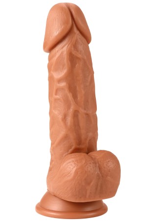 INFERNO – Realistyczny Cielisty Dildo z Przyssawką – 21 cm