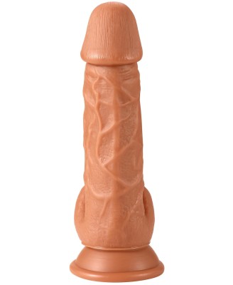 INFERNO – Realistyczny Cielisty Dildo z Przyssawką – 21 cm