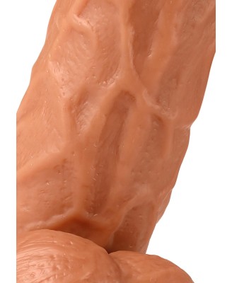 INFERNO – Realistyczny Cielisty Dildo z Przyssawką – 21 cm