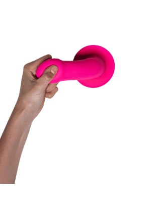 AD.Hitsens 2 (6,5") - Dildo z przyssawką - Różowe - 17 cm