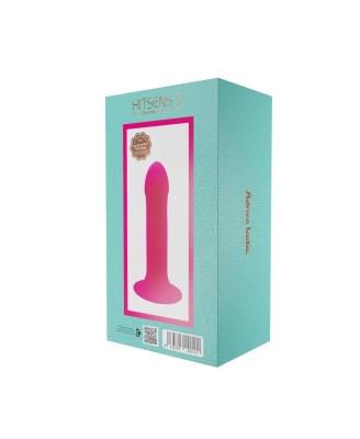 AD.Hitsens 2 (6,5") - Dildo z przyssawką - Różowe - 17 cm