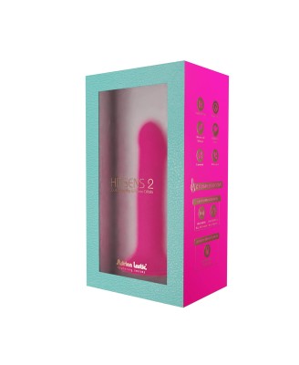 AD.Hitsens 2 (6,5") - Dildo z przyssawką - Różowe - 17 cm