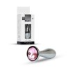 Jewellery Silver PLUG - Róż M - Korek Analny z Kryształem