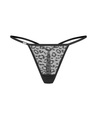 Obsessive Clara 2-pak Stringi Otwarte - Czarne - 2XL/3XL