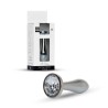 Jewellery Silver PLUG - Clear S - Srebrny Korek Analny z Kryształem