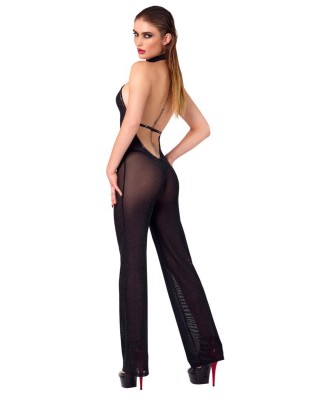 Noir Handmade – Kombinezon z odkrytymi ramionami - Czarny - L