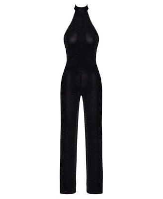 Noir Handmade – Kombinezon z odkrytymi ramionami - Czarny - L