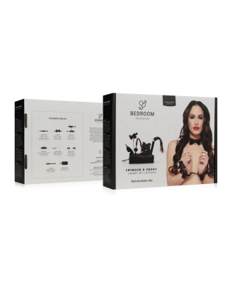 Bedroom Fantasy - 8 Piece Set Of SM Luxury Set Black