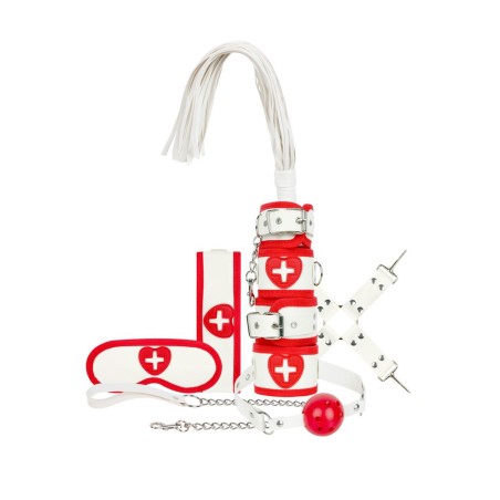 Bedroom Fantasy - Zestaw BDSM Pielęgniarka - 8 elementów - Biały