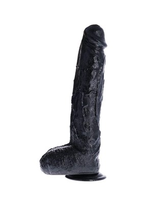 Dildo Extreme Augustus Flesh - Realistyczne Dildo XXL - Czarne - 43 cm