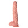 Dildo Extreme Augustus Flesh - Realistyczne Dildo XXL - Cieliste - 43 cm