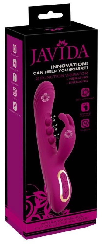 Javida 2F Vibrator Squirting - Silnie Stymulujący Wibrator Króliczek - Fiolet