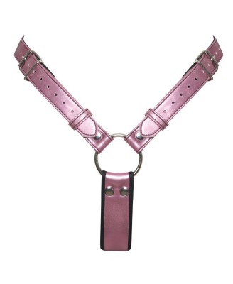 Bad Kitty Thong+Dildo - Uprzaż SprapOn z Dildo - Róż - L/XL