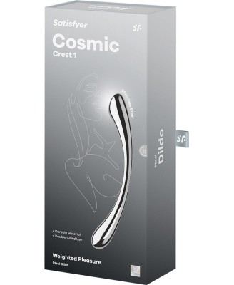 Satisfyer Cosmic Crest 1 – Metalowy Dildo ze Stali Nierdzewnej