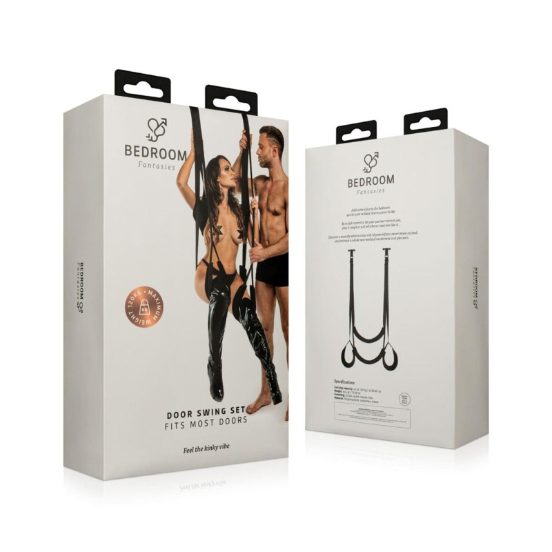 Bedroom Fantasies - Kinky Ceiling Sex Swing - Huśtawka do Seksu - Czarna