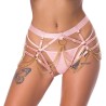Bad Kitty String pink - Uprząż Harness z Majtkami - Różowa - S/L