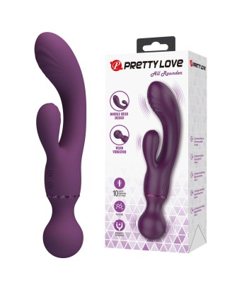 Pretty Love All Rounder - Wibrator Króliczek - Fiolet