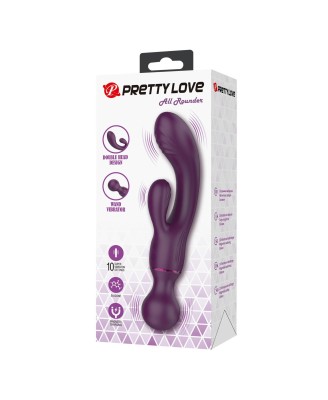 Pretty Love All Rounder - Wibrator Króliczek - Fiolet
