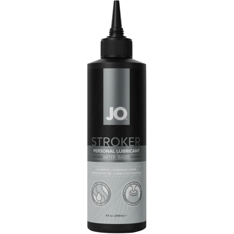 System JO - JO Stroker Lubricant Black - Lubrykant do Masturbacji - 240ml