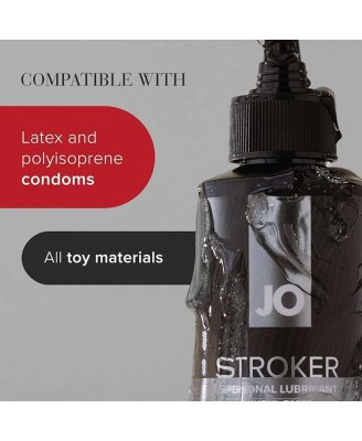 System JO - JO Stroker Lubricant Black - Lubrykant do Masturbacji - 240ml