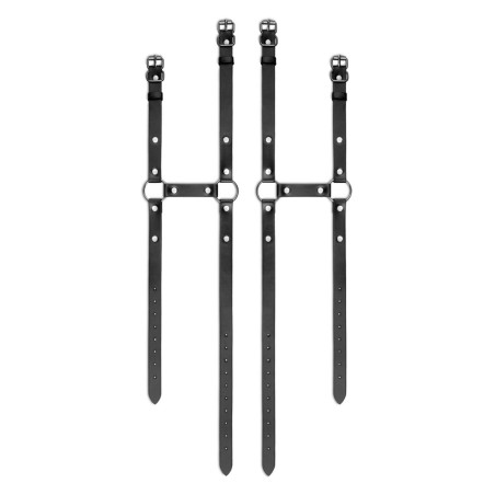 Bedroom Fantasies - Uprzęże na Uda - Czarne - Skóra PU