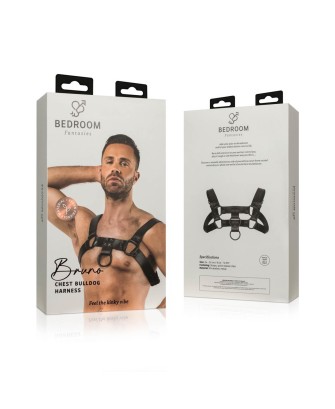 Bedroom Fantasies - Bruno - Męska Uprząż Bondage - Czarna