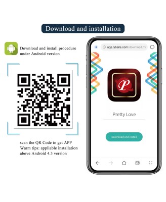 Pretty Love Anthony Smart App Vibrating Anal Plug