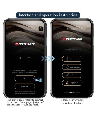 Pretty Love Anthony Smart App Vibrating Anal Plug