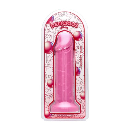 Delicious Dildo - Max Bubblegum - Aromatyzowane Dildo o Zapachu Gumy Balonowej - 25cm