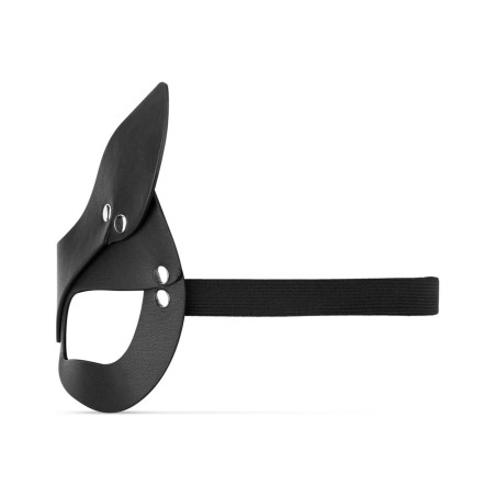 Bedroom Fantasies - Skórzana Maska Korki - Czarna - PU