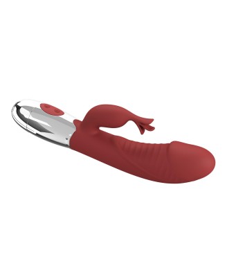 PRETTY LOVE - Rasmussen - Wibrator Króliczek - Czerwony - 30 funkcji wibracji