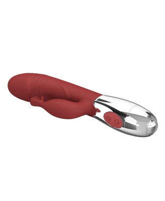 PRETTY LOVE - Rasmussen - Wibrator Króliczek - Czerwony - 30 funkcji wibracji