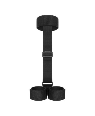 Bedroom Fantasies - Soft Straps Arm and Neck Restraints Black