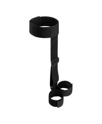 Bedroom Fantasies - Soft Straps Arm and Neck Restraints Black