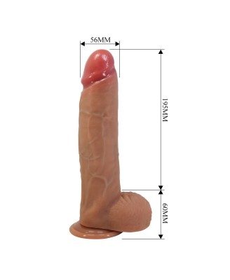 Pretty Love Mendel 10" - Delikatne Silikonowe Realistyczne Dildo - 25cm